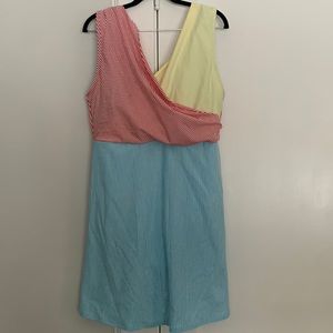 Lands End Seersucker Swim Dress, size 16D